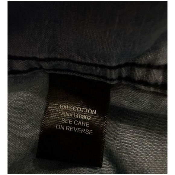 Torrid Denim Button Down Sz 6X - Picture 5 of 7